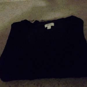 JM COLLECTION DEEP BLACK TEE SZ XL LADIES TEE NWT